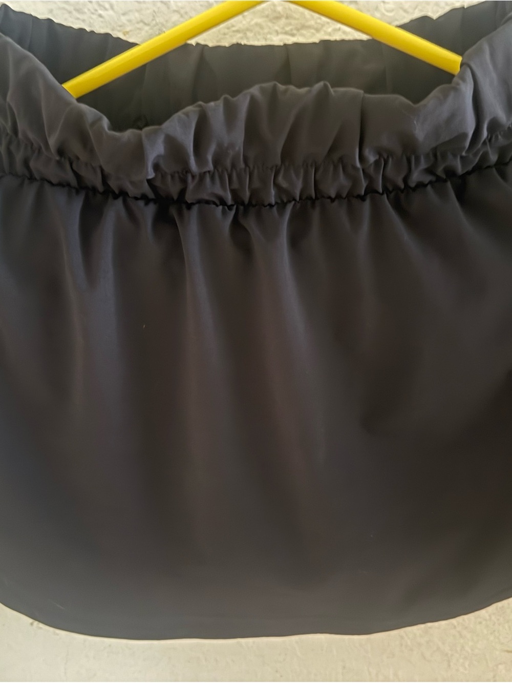 JoyLab Black Elastic-Waist Mini Skirt